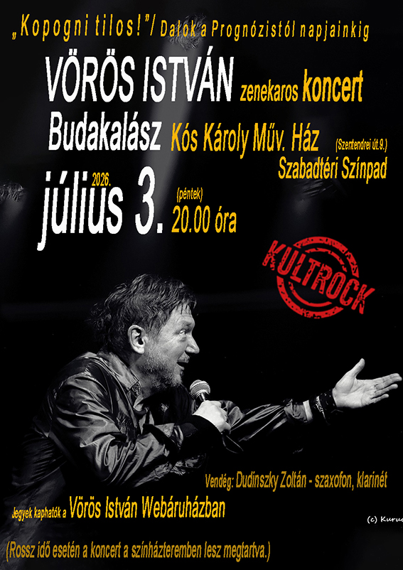 Budakalász 2026 Vörös István koncert