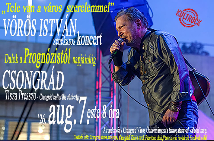 Csongrád 2026 Vörös István koncert